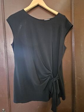 Vince Camuto Sleeveless Black Top, Size Small